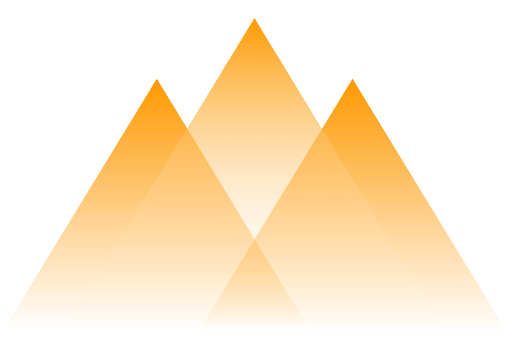 The Men's Therapy Hub logo showing three peaks