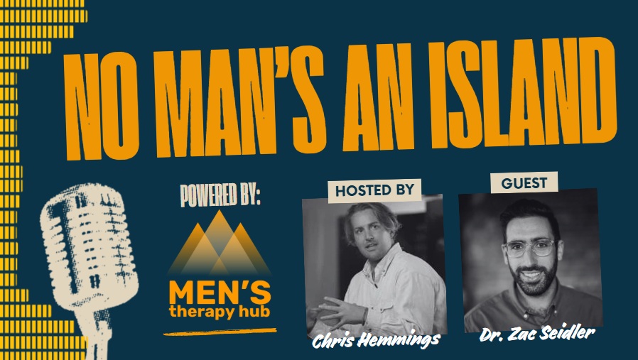 Episode 14 of No Man's an Island. Chris Hemmings interviews Dr Zac Seidler.